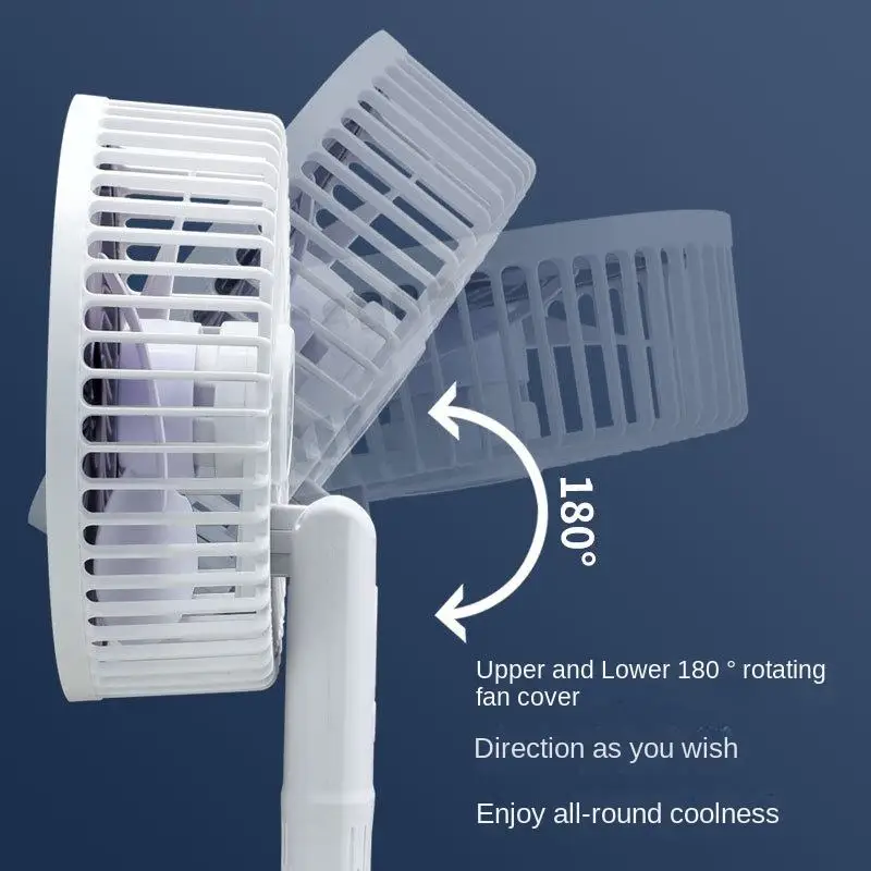 Настенный настольный мини-вентилятор с подставкой и зажимом портативные