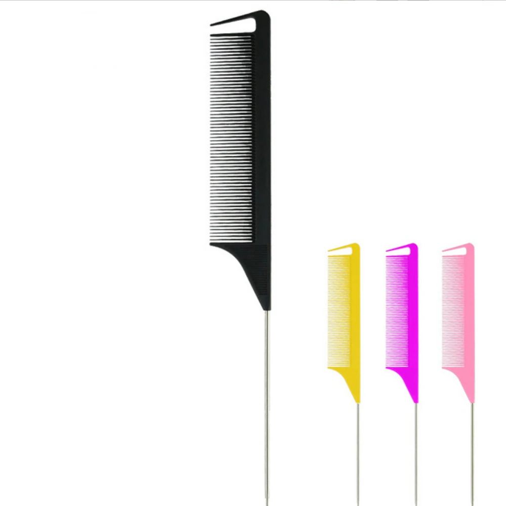 

2pcs Professional Hair Salon Hair Dyeing Tools Hair Picking Combs Hair Extension Combs Pan Hair Combs Barber Styling Tool