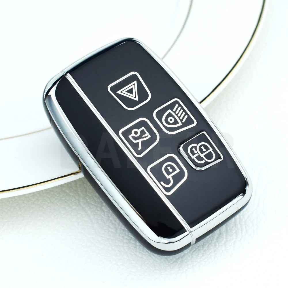 

5-кнопочный смарт-дистанционный автомобильный ключ из ТПУ для Land Rover Range Rover Sport Evoque Discovery 4, для Jaguar Freelander XFL XE XJ