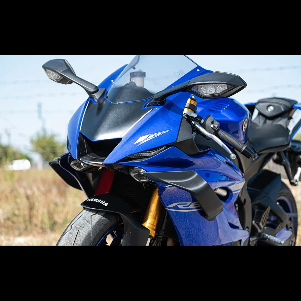 R6 Winglet для Yamaha YZF-R6 r6 YZF-R6M 2017-2021 Fixed Wind Wing R6M 2021 обтекатель мотоцикла аксессуары