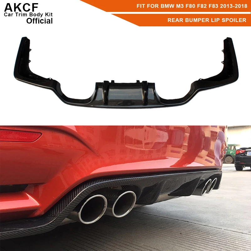 

Carbon Fiber Rear Bumper Lip Spoiler for BMW M3 F80 F82 F83 2013-2018 FRP Car Rear Bumper Diverter Spoiler