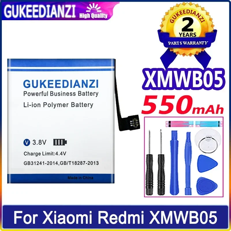 GUKEEDIANZI Новый аккумулятор 550-900 мАч XMWB05 XMW801 XMWB01 для Xiaomi WB01 Redmi 1 умных часов поколения