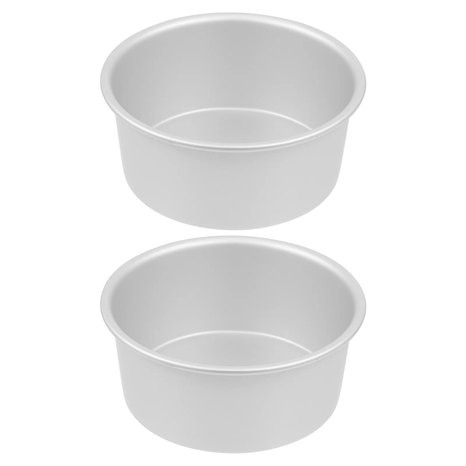 

2Pcs Creative Cake Molds Mousse Cake Making Molds Baking Supplies (Silver)