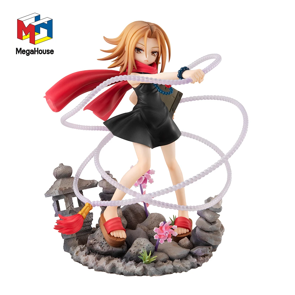 

Оригинальные фигурки Megahouse Shaman King Kyoyama Anna Lucrea, оригинальная Коллекционная фигура аниме, игрушки