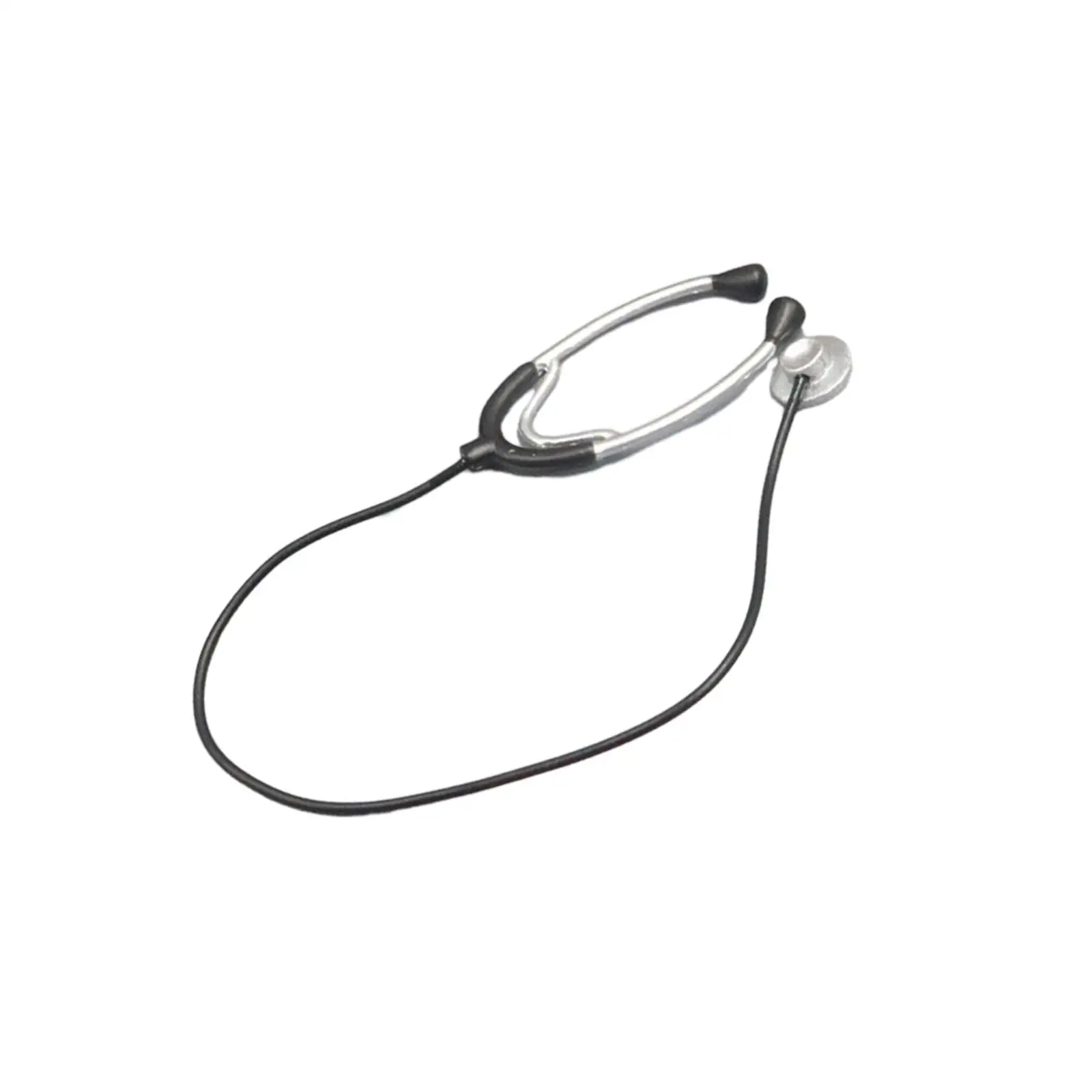 

Модель стетоскопа в масштабе 1/6 для 12-дюймовой экшн-фигурки, декор для сцены, детали для кукол BJD, праздничный подарок для взрослых, рождественские подарки