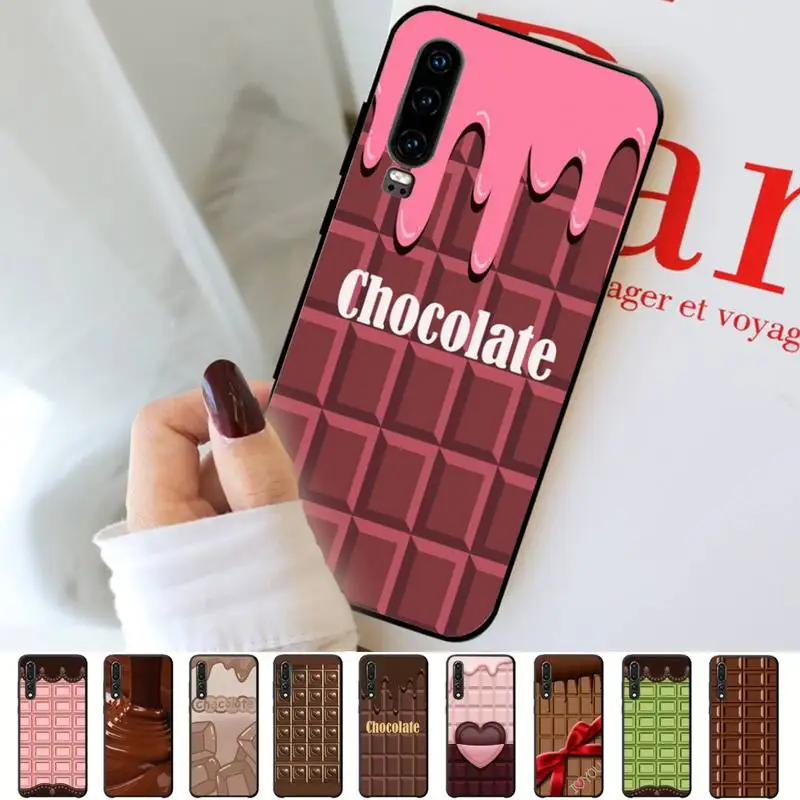 

Chocolate Phone Case for Huawei P30 40 20 10 8 9 lite pro plus Psmart2019