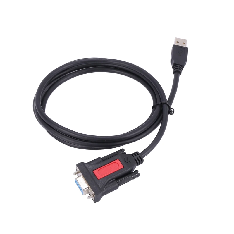 

Адаптер Usb в Rs232 с чипсетом Pl2303, Usb 2,0 штекер на Rs232 гнездо, кабель последовательного преобразователя Db9 1,5 м для Windows 10 Mac Os