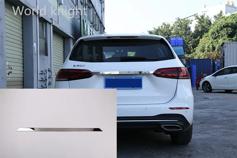 

for Mercedes-Benz B Class B200 2020 Car Rear Lid Strips Stainless Steel Polish Silver Trims Car Accessories