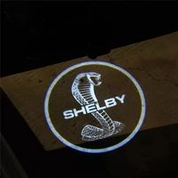 led car door light laser projector logo welcome lamp for ford mustang gt500 svt shelby fender car styling car goods accessories