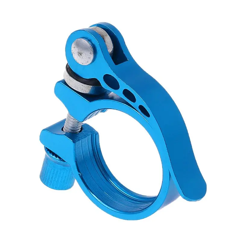 

Aluminum Alloy Seatpost Clamp Quick Release MTB Cycling 34.9 Seat Bike Accessory