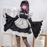 anime my dress up darling marin kitagawa cosplay maid french apron maid dress kawaii lolita dresses cafe outfit party costume