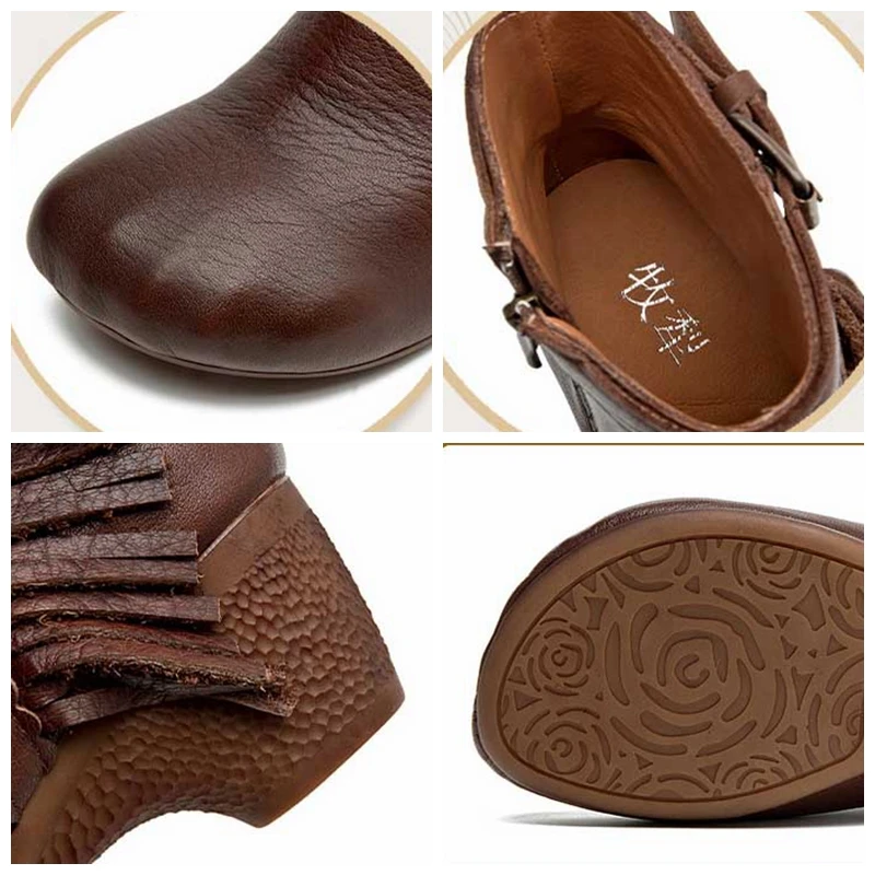 Ботильоны женские кожаные Koznoy 4 5 см из натуральной кожи