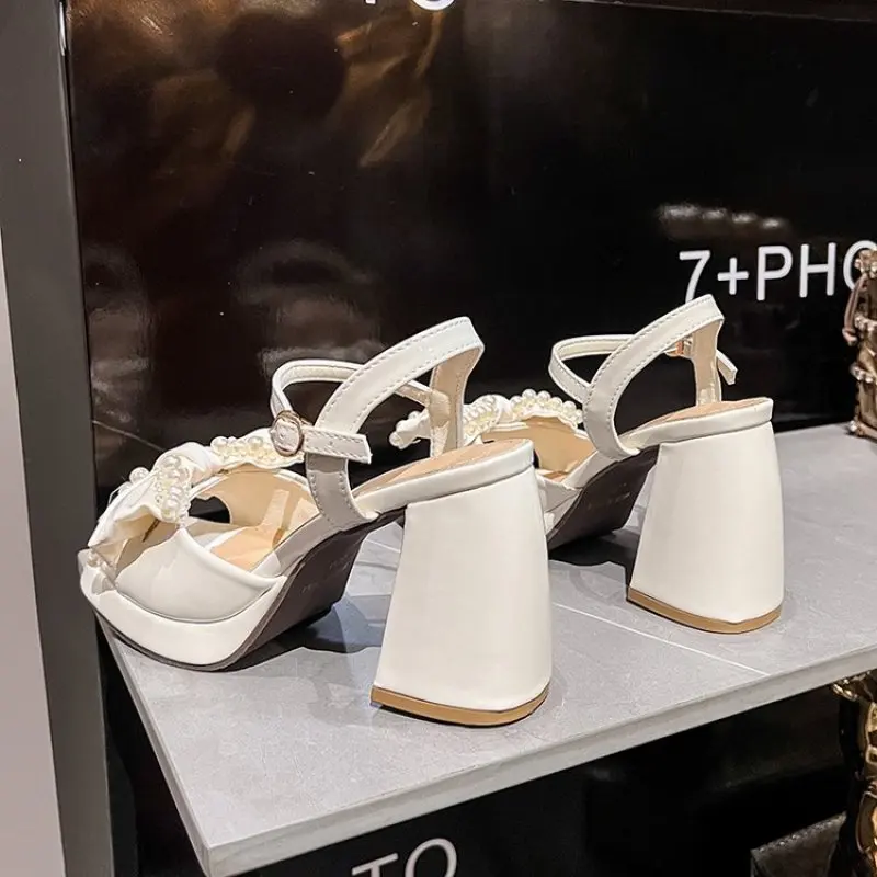 Brand New Platform Summer Simple High Heeled Women's Sandals Shoes Wedding Shoes Bridal Shoes Fashion Open-toed Sexy High Heels
