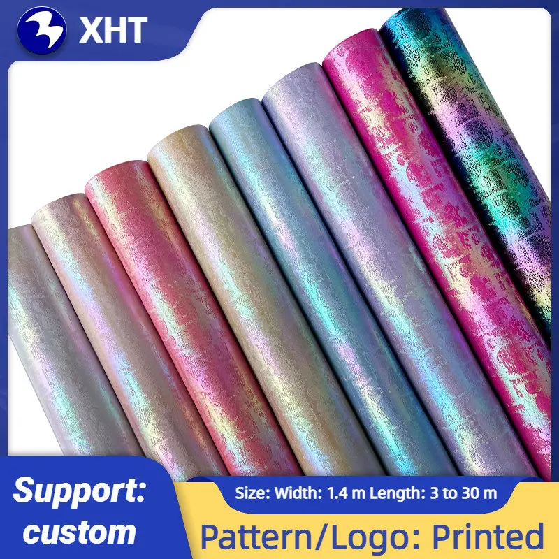 

Iridescent Faux Leather Sheets Bow Making Supplies PU Leather Crafts Accessories and Material Character Fabric Diy Bag