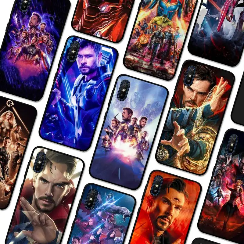 

Disney The Avengers Phone Case for Redmi 5 6 7 8 9 A 5plus K20 4X 6 cover