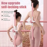 yoga hunchback posture corrector pole open shoulder beauty back corrector pranayama stick for dance body sculpting home fitness