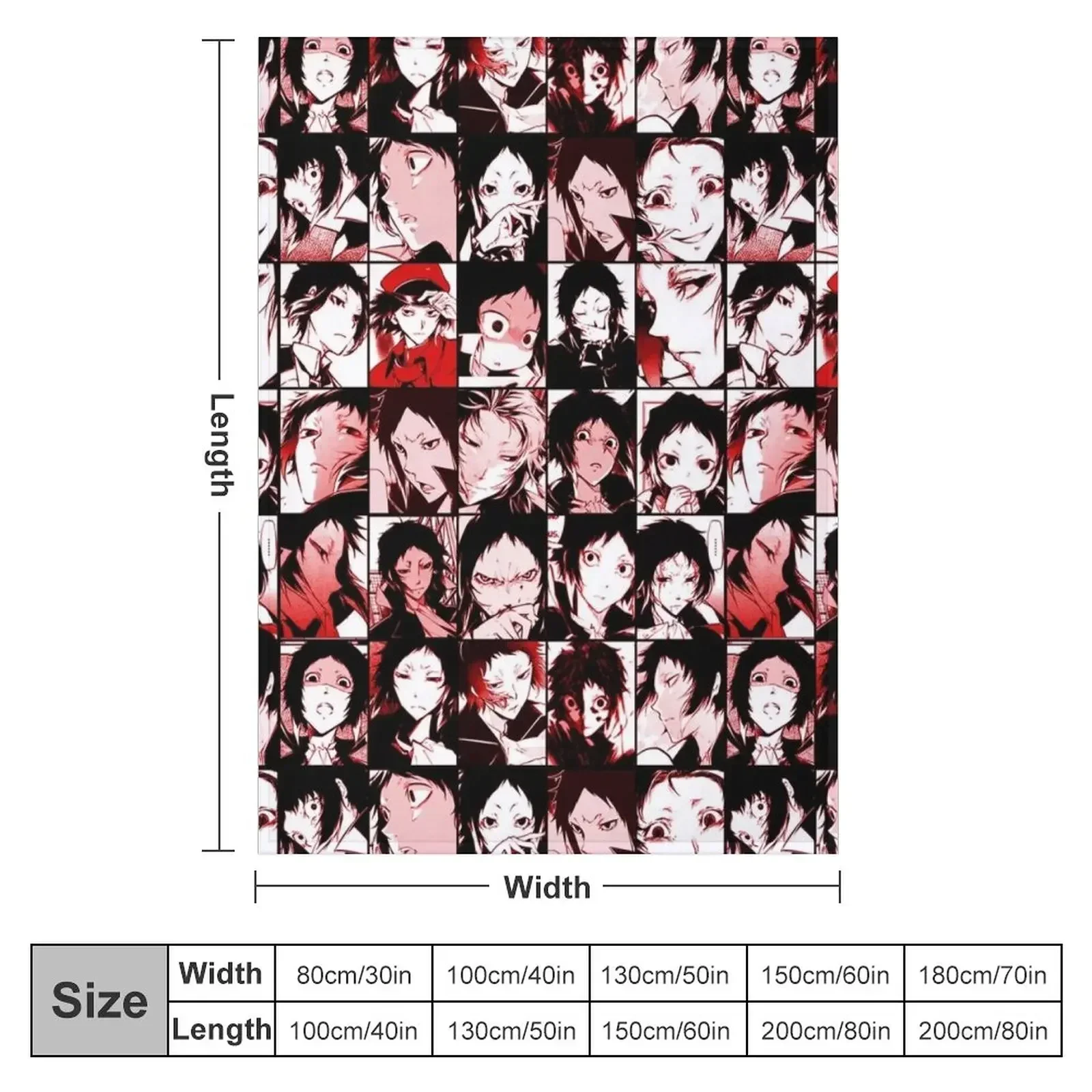 Цветное одеяло Akutagawa Ryunosuke с коллажем простыни мягкие милые пледы