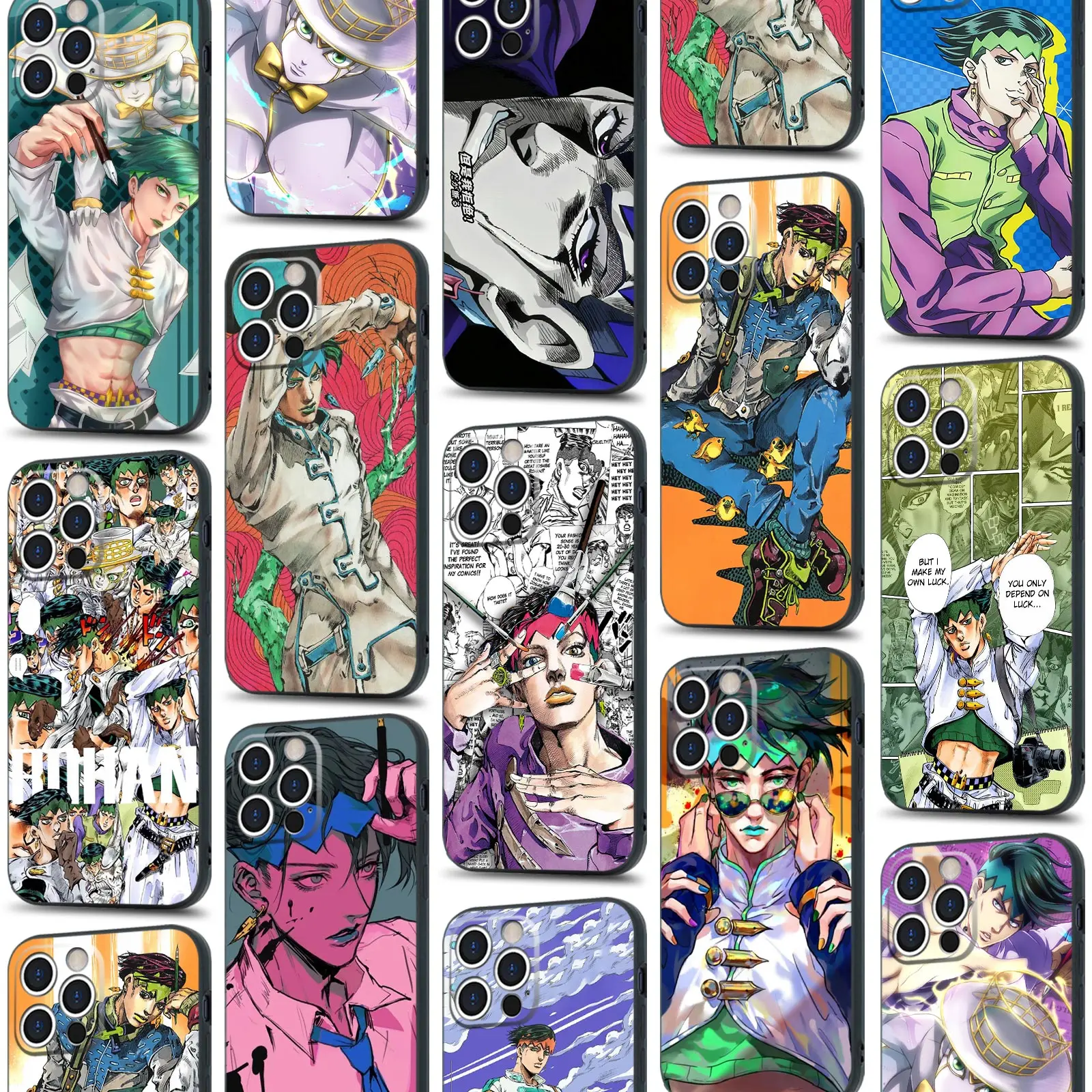 JOJO Anime Rohan Kishibe эстетический Мягкий силиконовый чехол для телефона iPhone SE 6s 7 8 Plus X XR