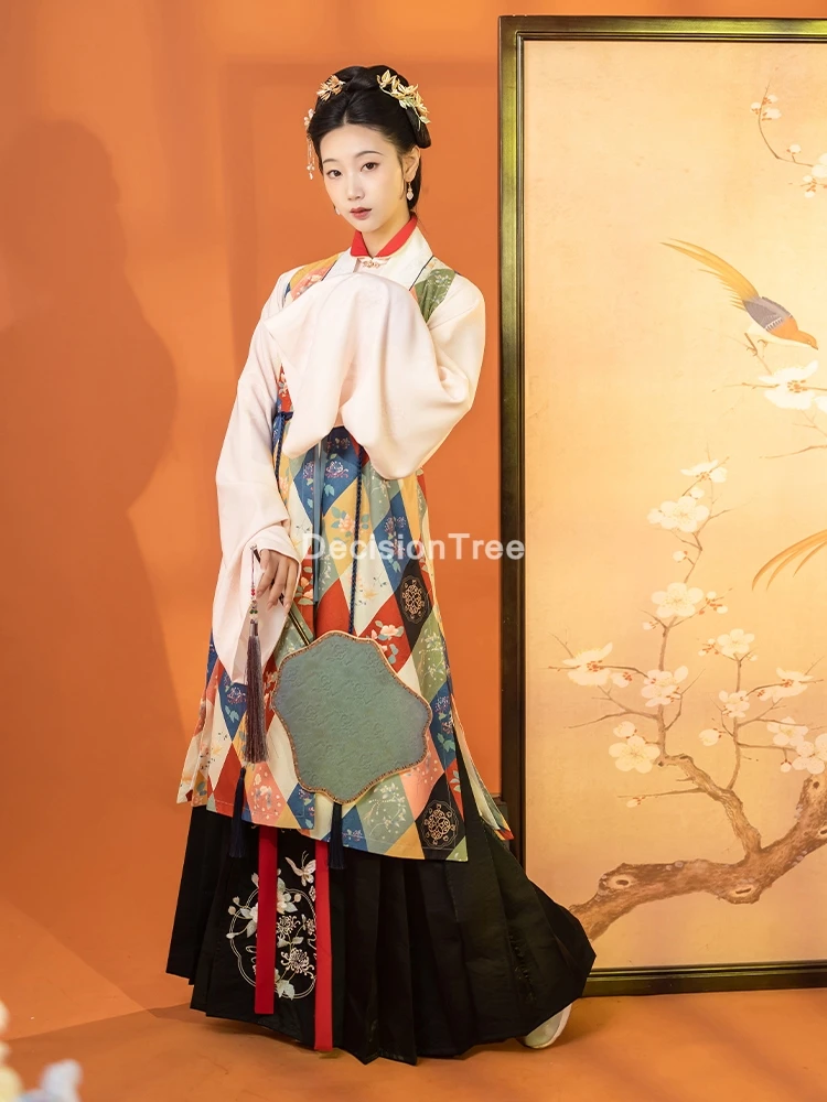 

2023 oriental elegant ming dynasty hanfu ancient traditional chinese woman elegant hanfu clothes fairy stage folk dance costume
