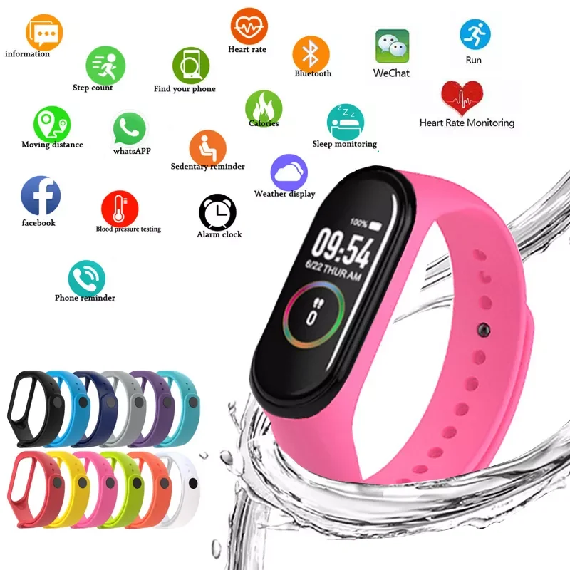 

Smart Watchs Sport Wristbands For Women LED Screen Fitness Traker Bluetooth Waterproof Lady Watchs Sports Brand digital watch