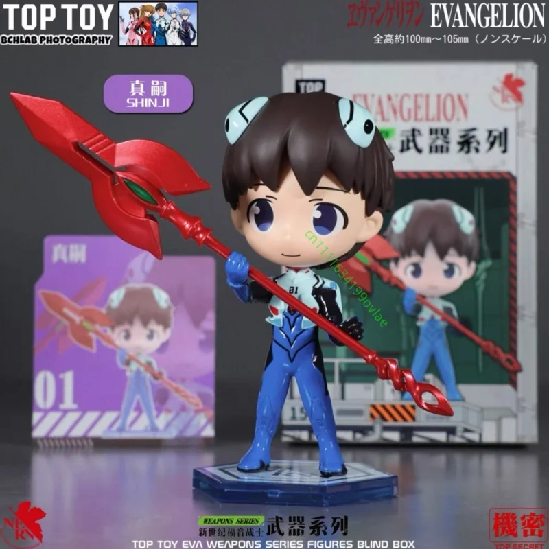 Фото Бестселлер: Оригинальная серия Toptoy EVA Gear, слепая коробка, фигурки Шинджи, Аска, Рей. Восточинная, стильная, глянцевая фигурка для декора рабочего стола, подарок для любителей хобби. №3