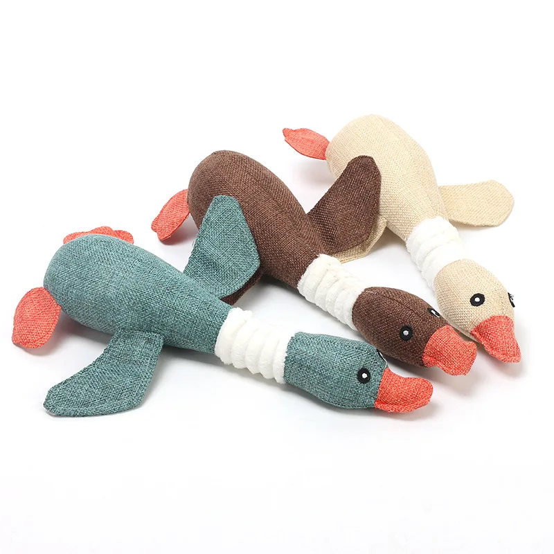 

Funny Dog Squeak Toys Wild Goose Sounds Toy Cleaning Teeth Puppy Dogs Chew Supplies Training Household Pet Dog Toys accessories