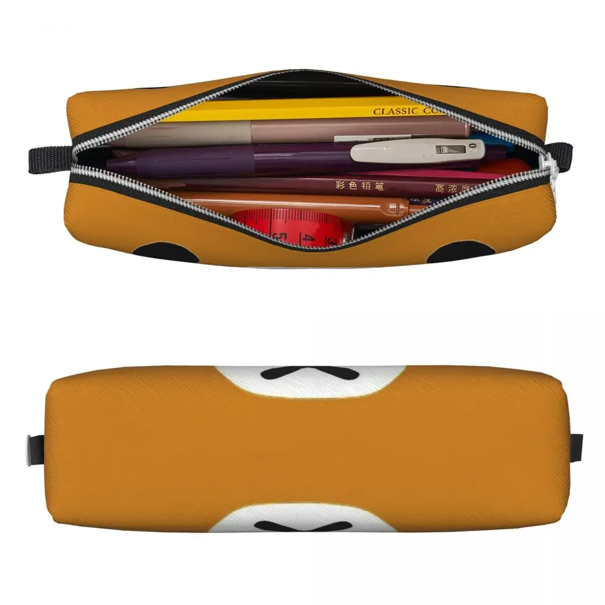 Пеналы Rilakkuma с рисунком лица милый Футляр для ручек большой органайзер студентов