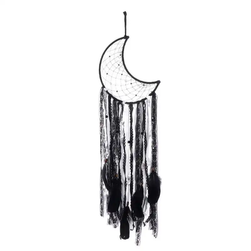

Moon Dream Catcher Hand Crafted Natural Cotton Dream Catchers for Decoration for Living room for Bedroom