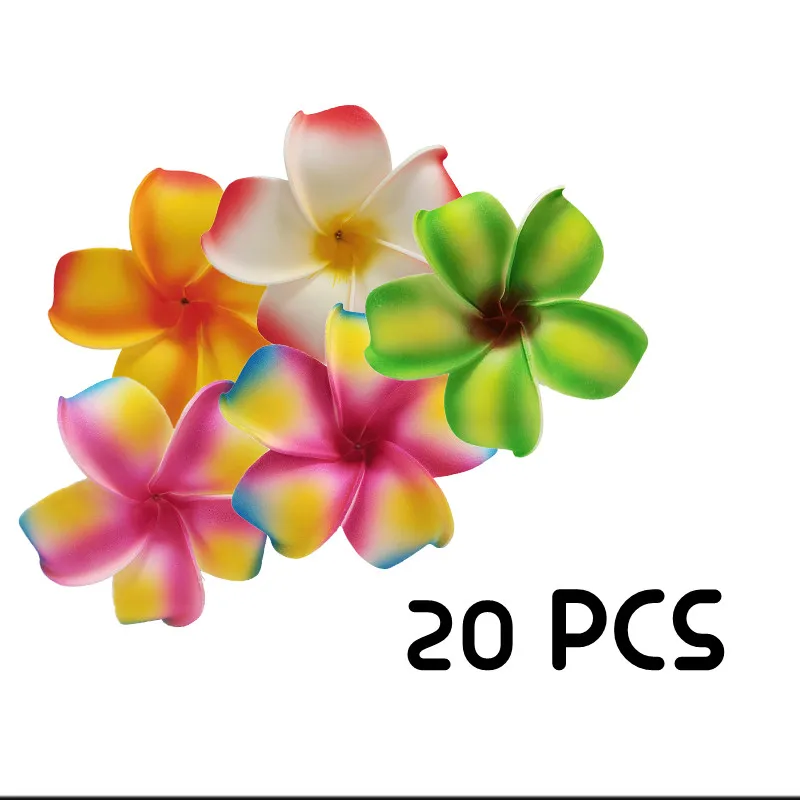 

20 pieces/set of simulated frangipani corsage headdress for friends and parents bouquet DIY handmade garland wedding Decoration