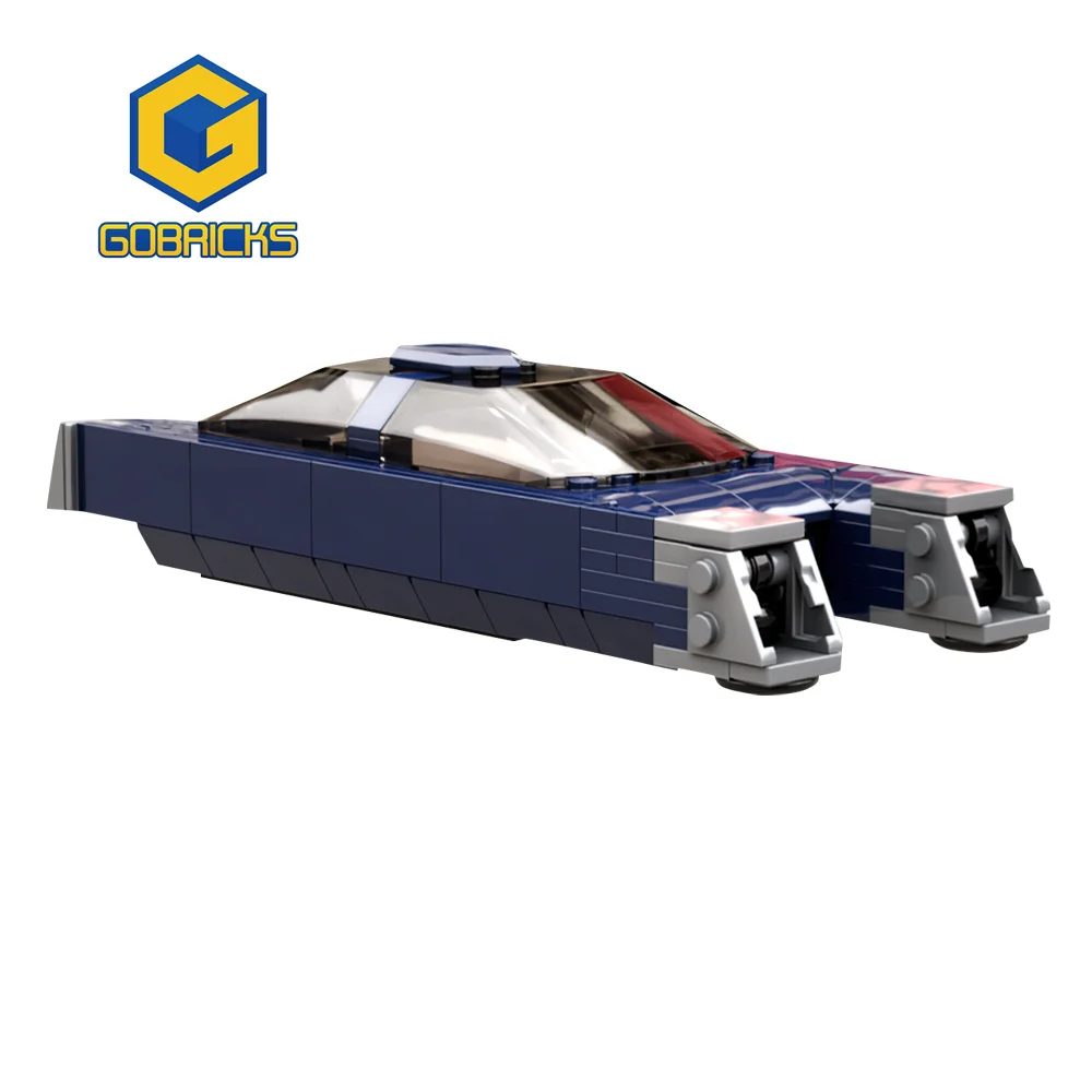 

Gobricks 215PCS Space Andored Spaceship MOC Set Speeder Building Blocks Kits Toys for Children Kids Gifts Bricks Toy