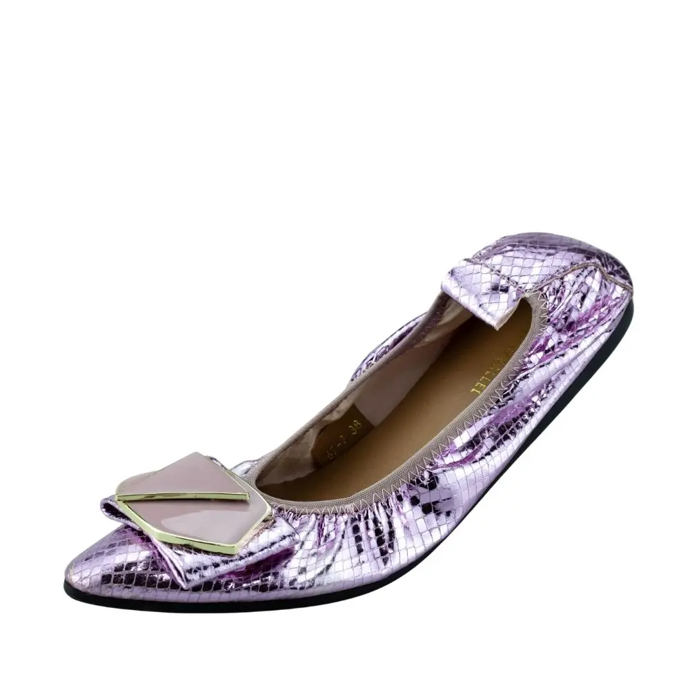 Comfy Ballet Flats for Women 2022 New Designer Casual Slip on Loafers Pointed Toe Fashion Shoes Flats Women Lady Flat Shoe167-2