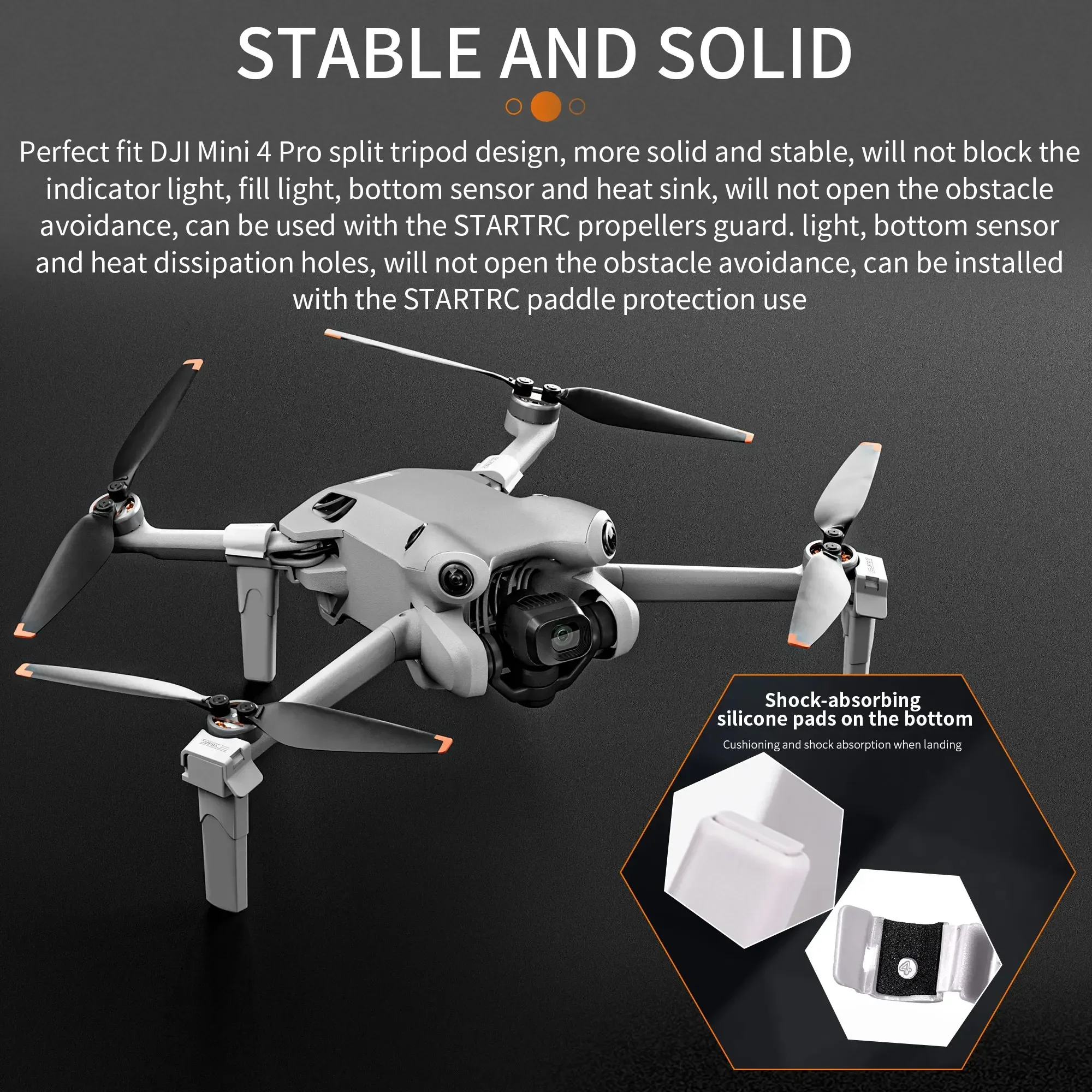 Удлинитель шасси Powerwin для DJI Mini 4 PRO