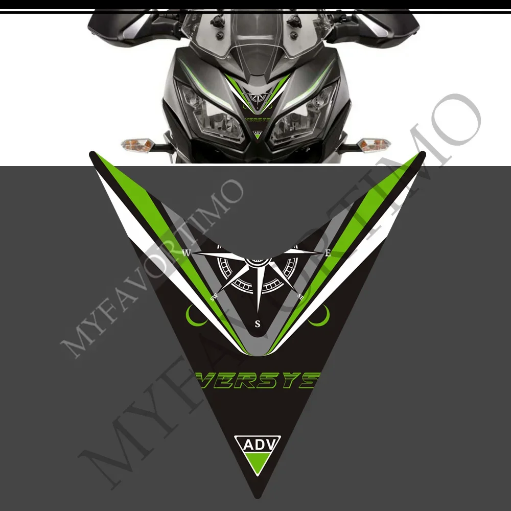 Мотоцикл для Kawasaki Versys 650 LT наклейки на бак защитные лобовое стекло ветровой