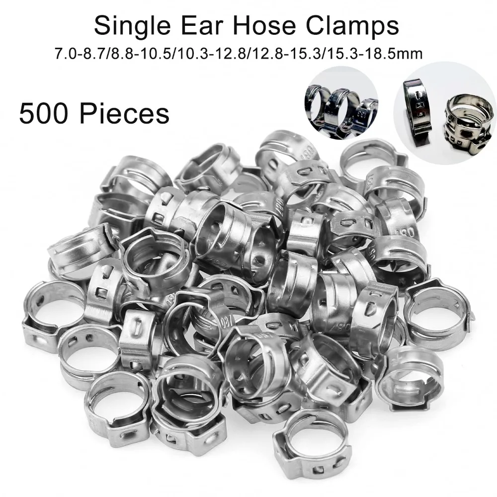 

Хомуты для шлангов из нержавеющей стали 304 500 шт.