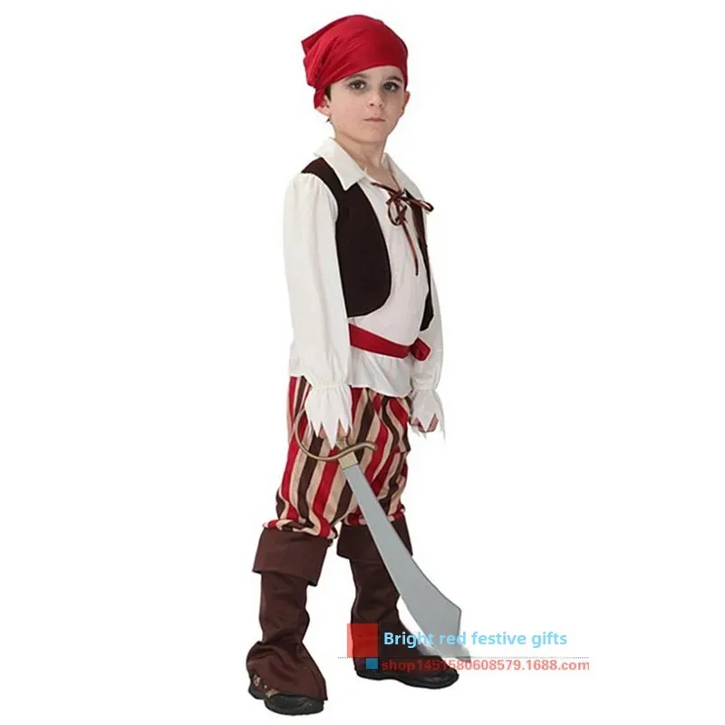 Хэллоуин Косплей Костюм Пират Одежда Для Ролевых Игр Макияж Бальное Платье