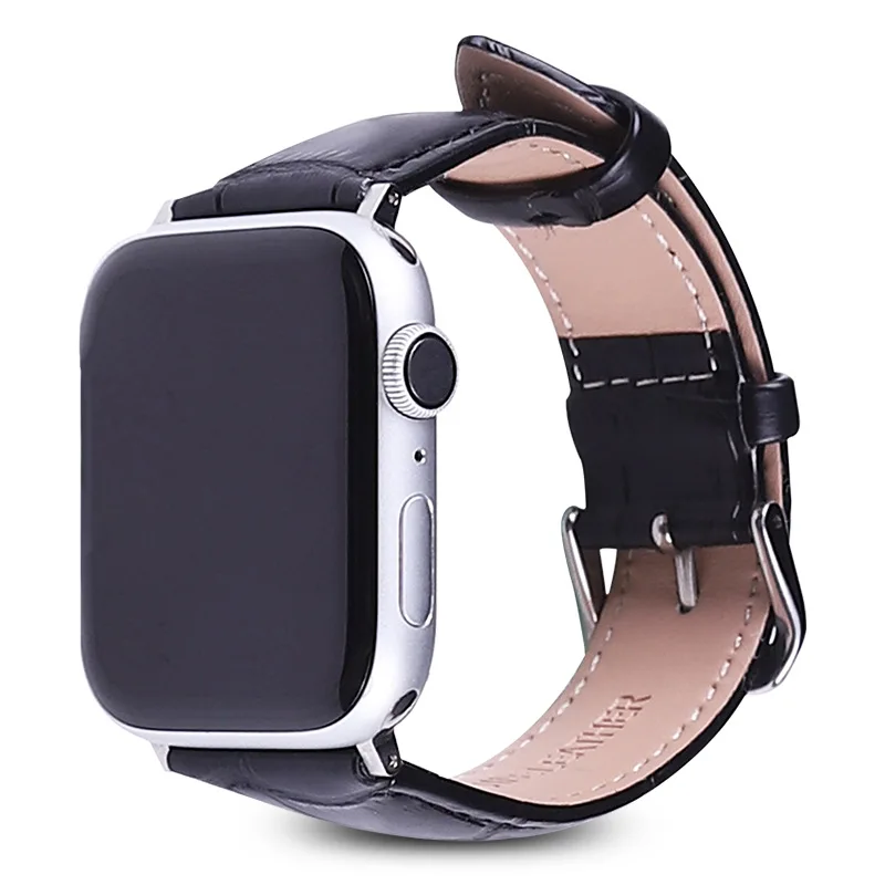

Кожаный ремешок с узелком для Apple watch band 44 мм 45 мм 41 мм 40 мм 42 мм 38 мм, браслет для iWatch series 5 6 SE 7