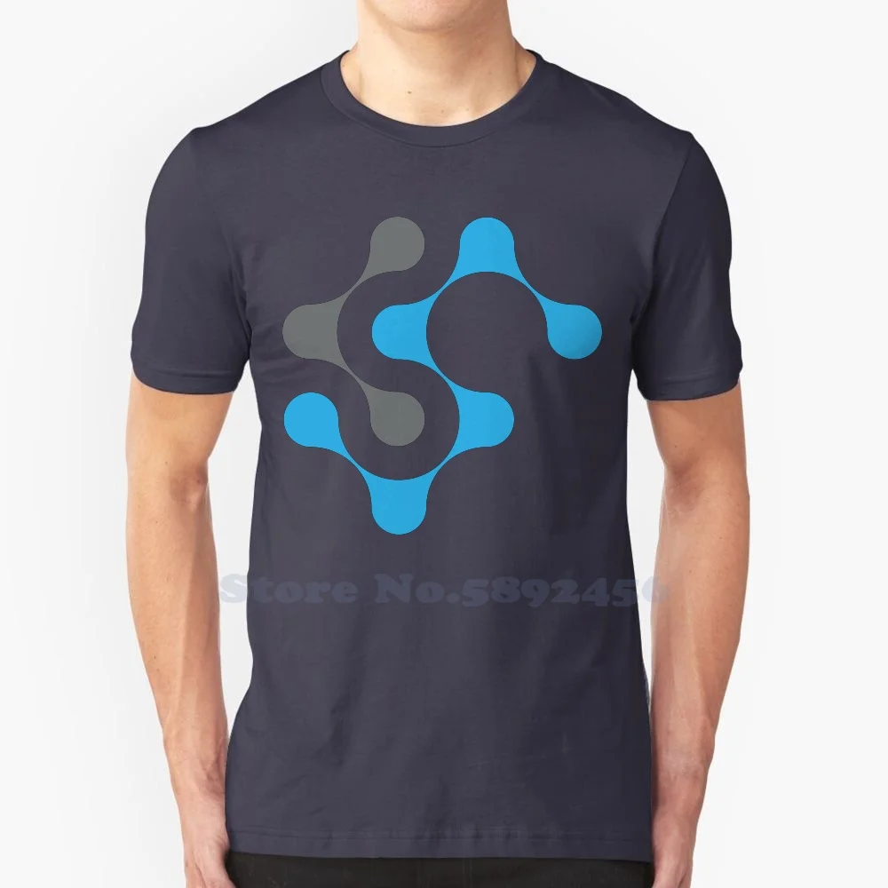 

Футболка Synereo (AMP) Повседневная Уличная одежда с принтом логотипа, графическая футболка из 100% хлопка
