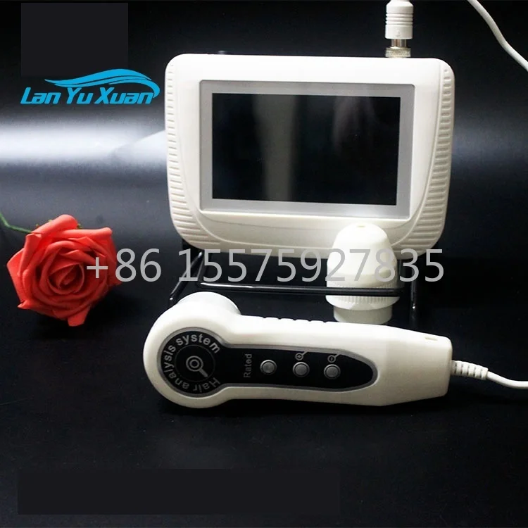

W For Beauty Salons Machine White Portable Skin And Hair Analyzer