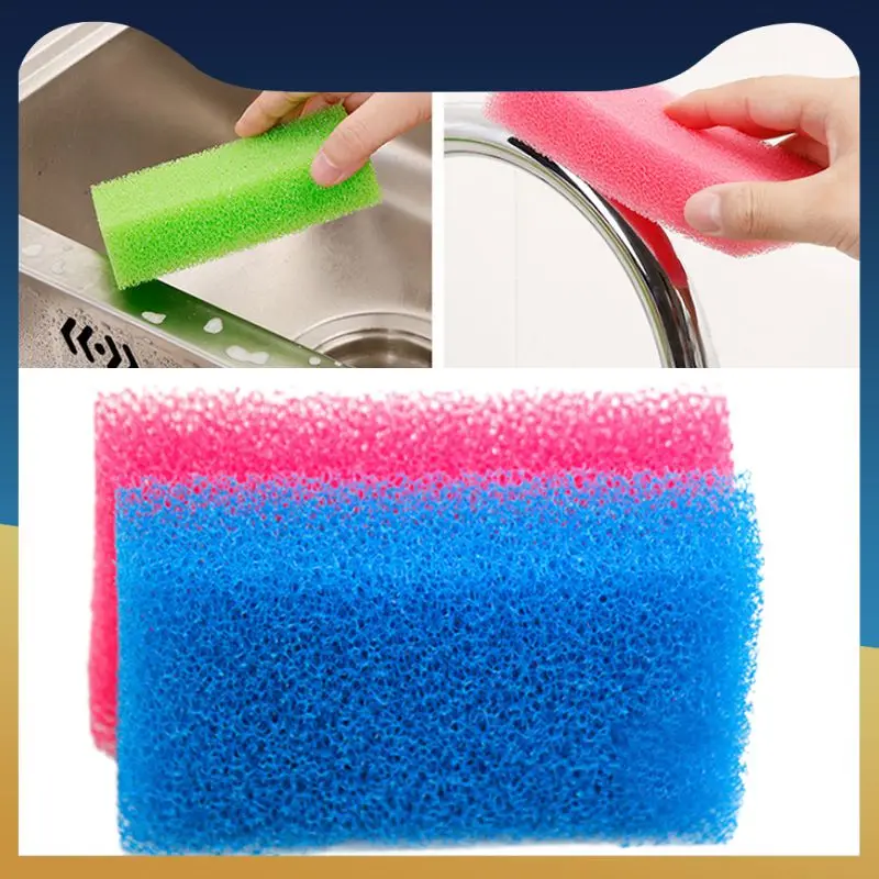 

2/4PCS High Density Sponge Kitchen Cleaning Tools Washing Towels Wiping Rags Sponge Scouring Pad Microfiber Dish Cleaning Cloth