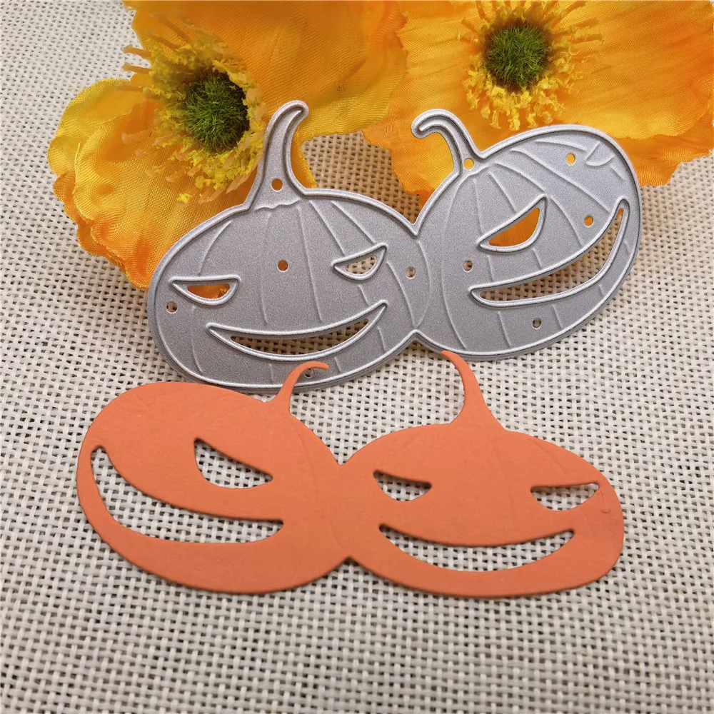 

Хэллоуин Тыква огни режущие штампы Металлическое Тиснение трафарет для рукоделия открытки альбом книга Скрапбукинг Украшение