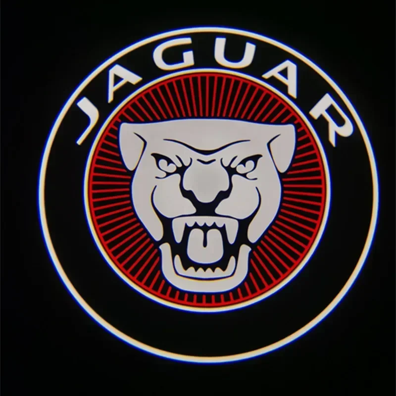 

2 шт. светодиодные автомобильные дверные фонари для Jaguar Logo F-TYPE F-PACE I-PACE XF XE XJ X-Type RS V6 25t лазерные лампы для проектора