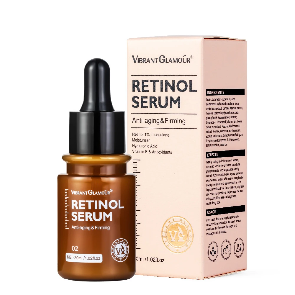 

30ML Retinol Face Serum Anti Aging Serum Dark Spot Corrector for Lines Wrinkles Boost Collagen Aid Acne Treatment Skin Care