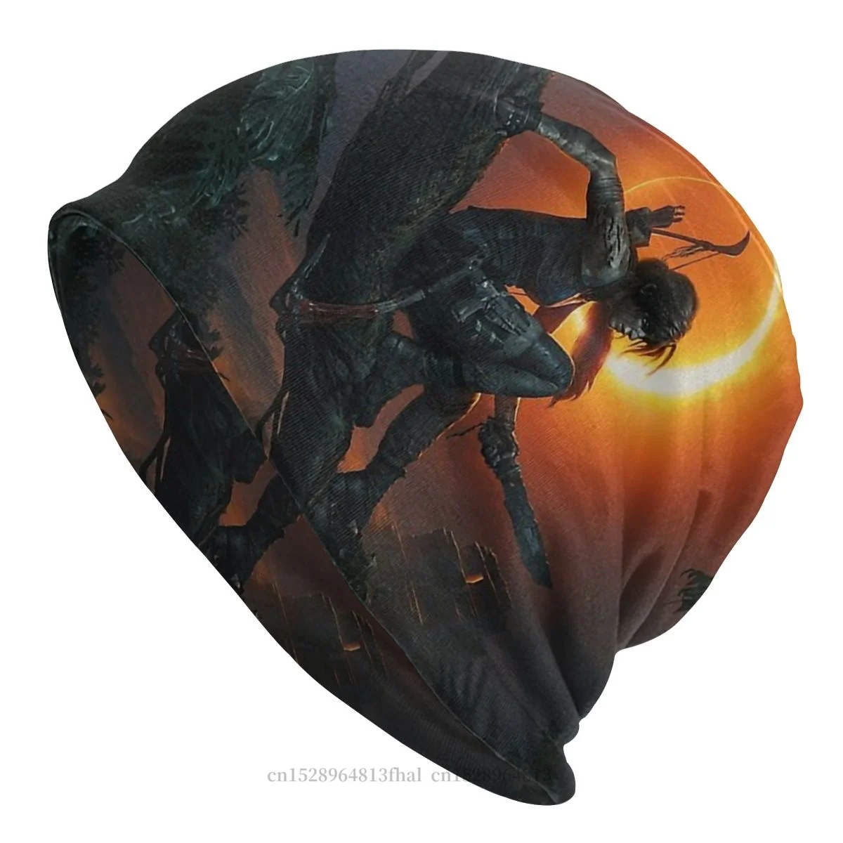 

Зимняя теплая шапочка, облегающая шапка с принтом «гробница»