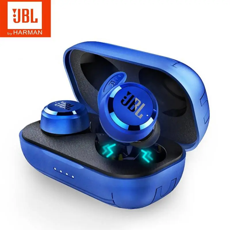 

TWS-наушники JBL T280 с микрофоном и зарядным футляром