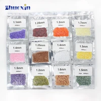 multicolor 1000pcslot 0 83 0mm 5a quality loose cz stones round brilliant cut cubic zirconia synthetic gems for woman jewelry