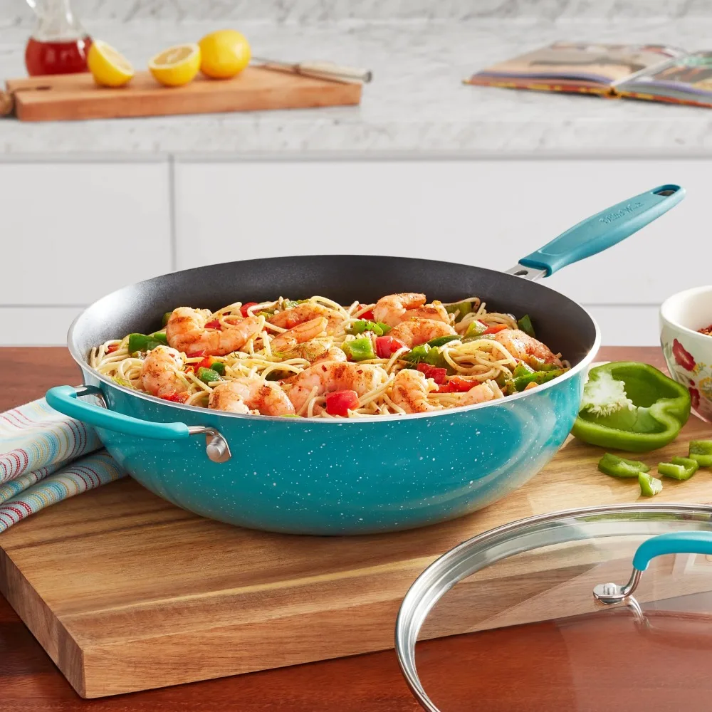 

Speckle Aluminum 12-Inch Everyday Pan, Teal