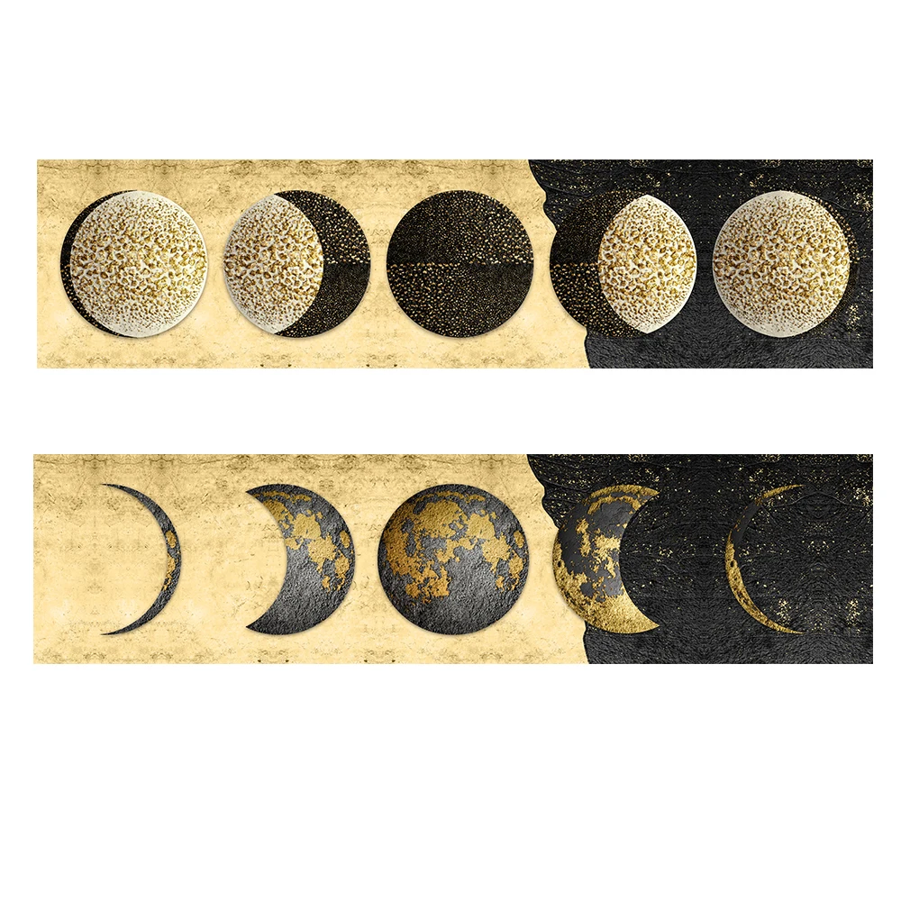 

Классическая золотая искусственная стена, картина на стену, картина и принты без рамки для гостиной, домашний декор