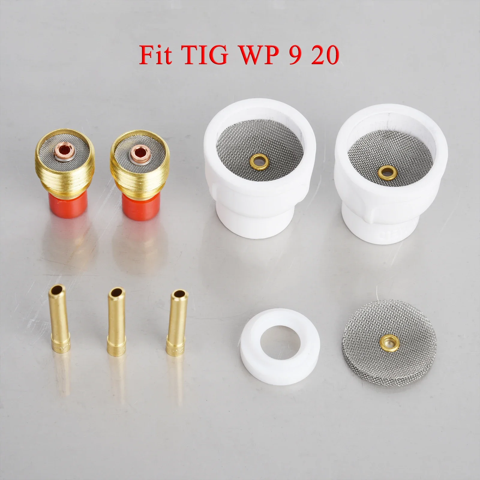 

Комплект насадок для сварки TIG HA&VS WP9 WP20 WP25