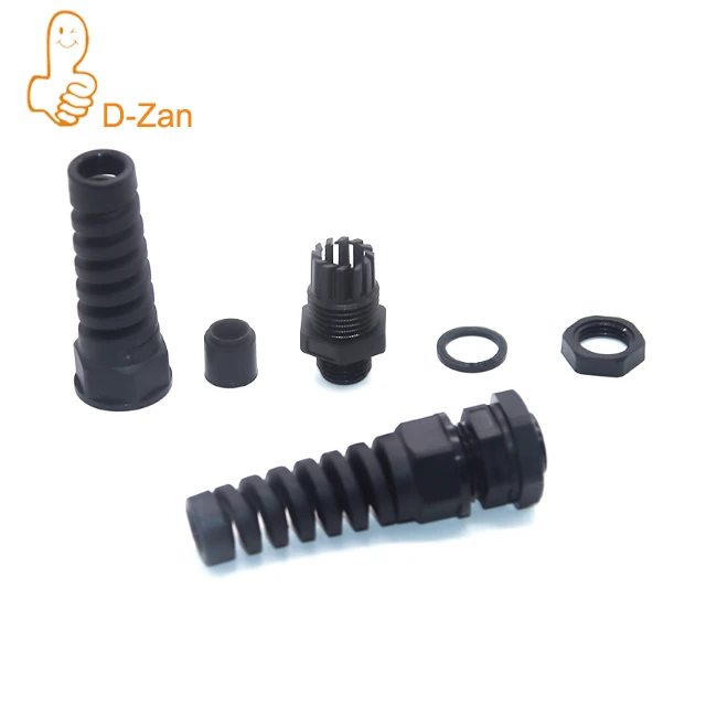 

10pcs Spiral Nylon Cable Gland Waterproof IP68 PG7 PG9 PG11 PG13.5 PG16 PG21 Strain Relief Cord Grip Seal Wire Connector Outdoor