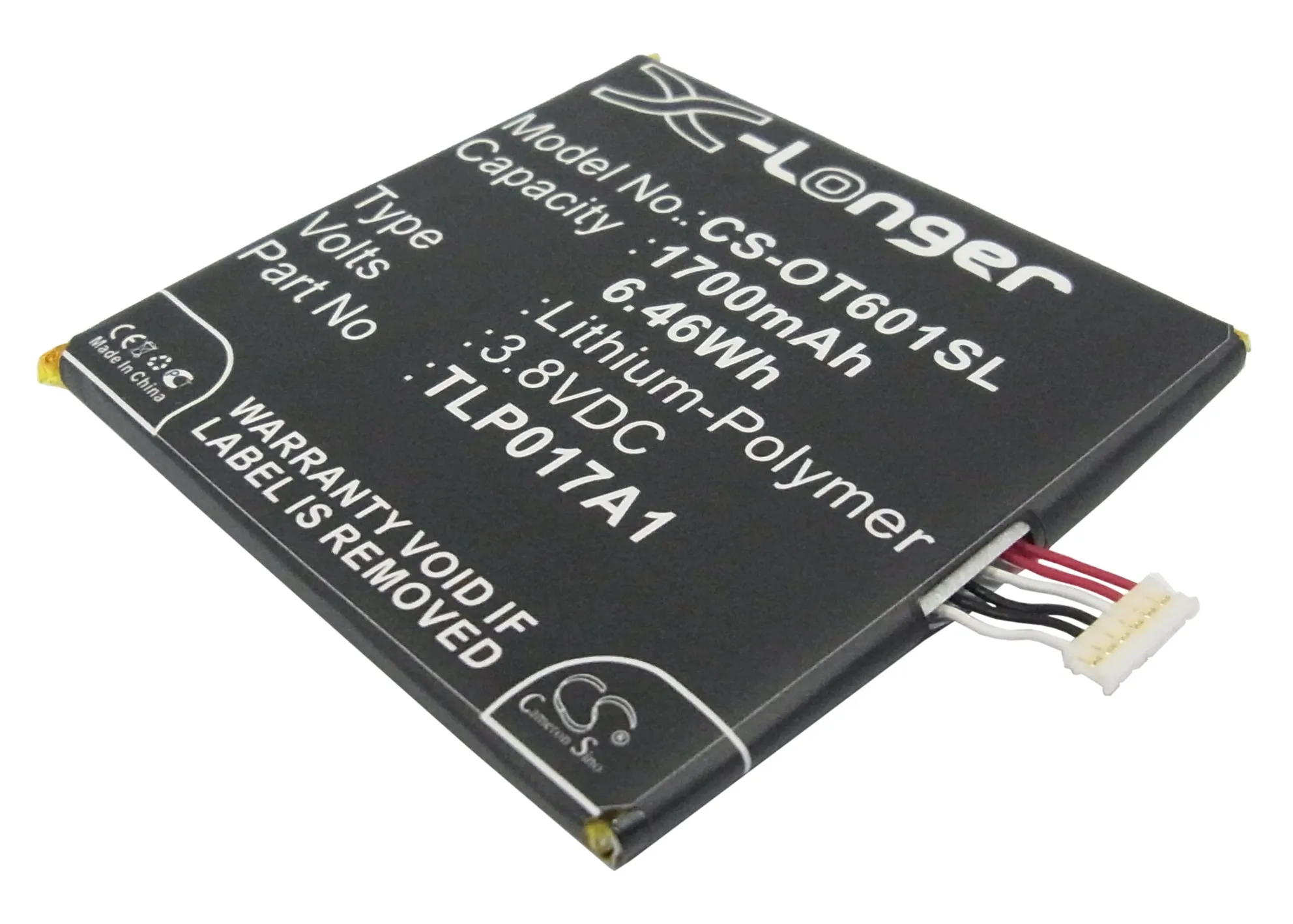 Высококачественный аккумулятор Cameron Sino TLP017A1 TLP017A2 для TCL/Alcatel OT-6012A 6012E 6012W 6012X 6015 6016
